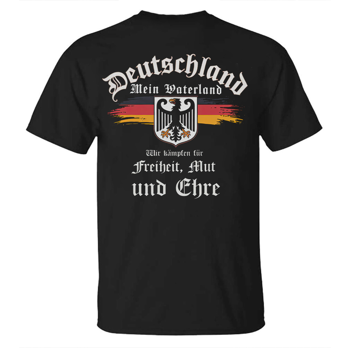 Deutschland "Mein Vaterland" Eagle Flag Minimalist Heritage Tee