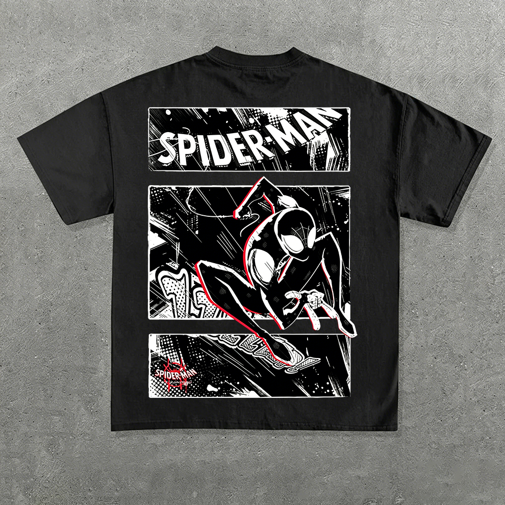 Comic Panel Oversized Graphic Tee