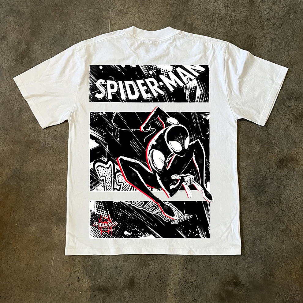 Comic Panel Oversized Graphic Tee