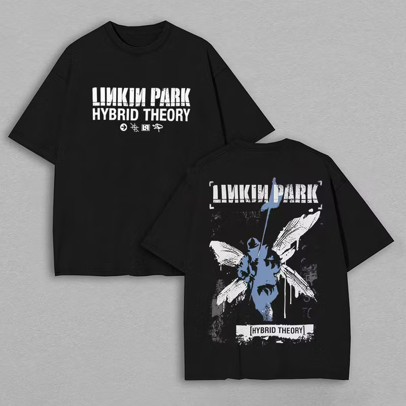 "Hybrid Theory" Double-Sided Oversized Tee
