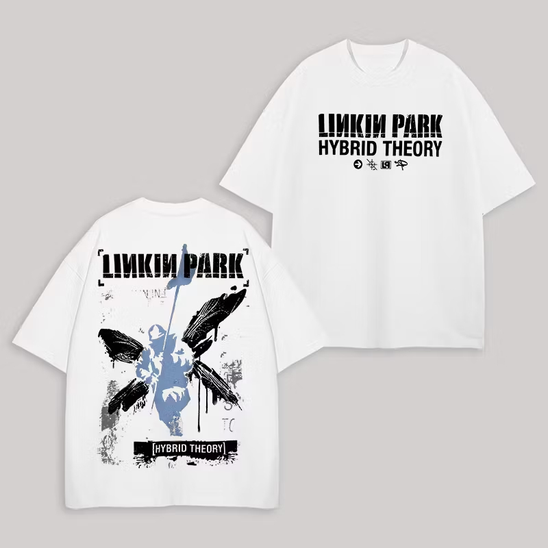 "Hybrid Theory" Double-Sided Oversized Tee