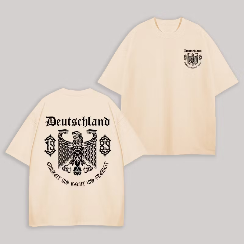 Vintage Deutschland 1989 Gothic Eagle Fan Tee