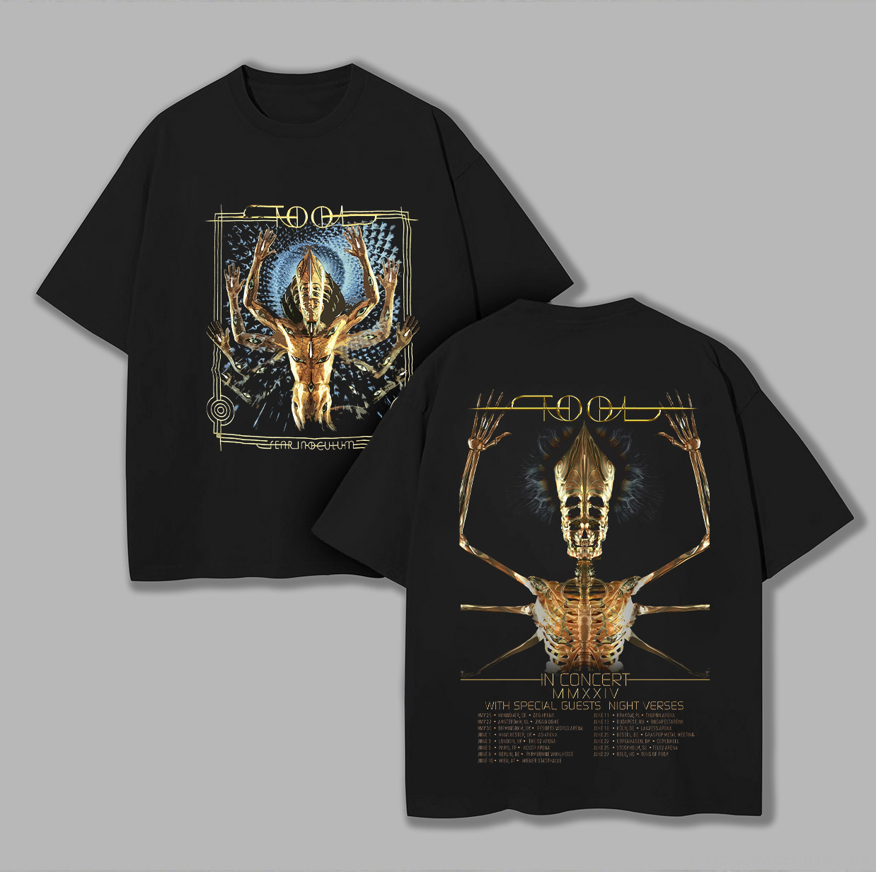  "Fear Inoculum" 2024 Tour Oversized Rock Tee
