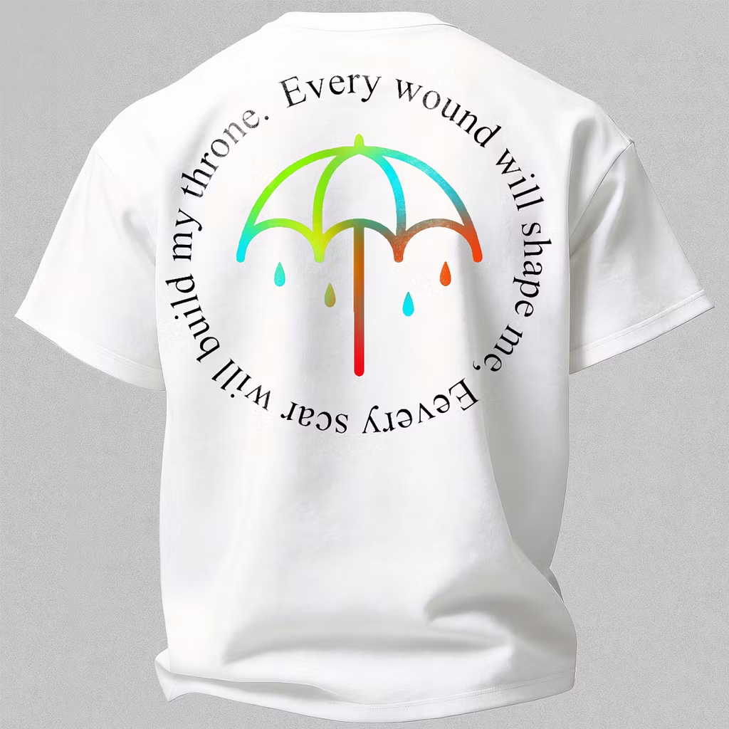 "Every Wound" Gradient Umbrella Tee 