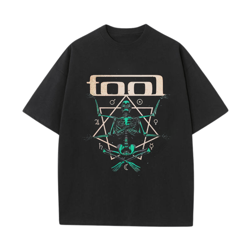Alchemy Skeleton Oversized Rock Tee
