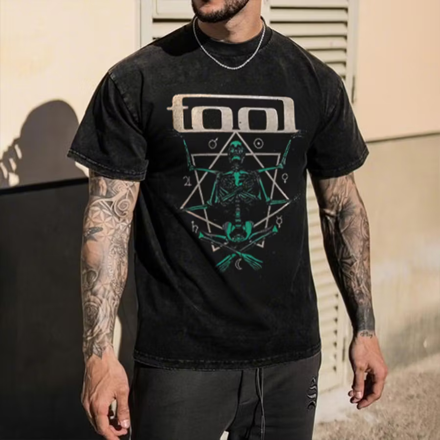 Alchemy Skeleton Oversized Rock Tee