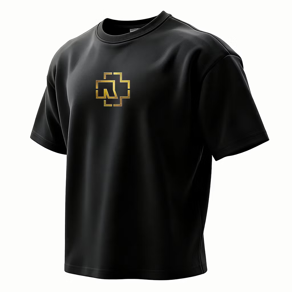 "Engel Wings & Cross Logo" Minimalist Oversized Rock Tee