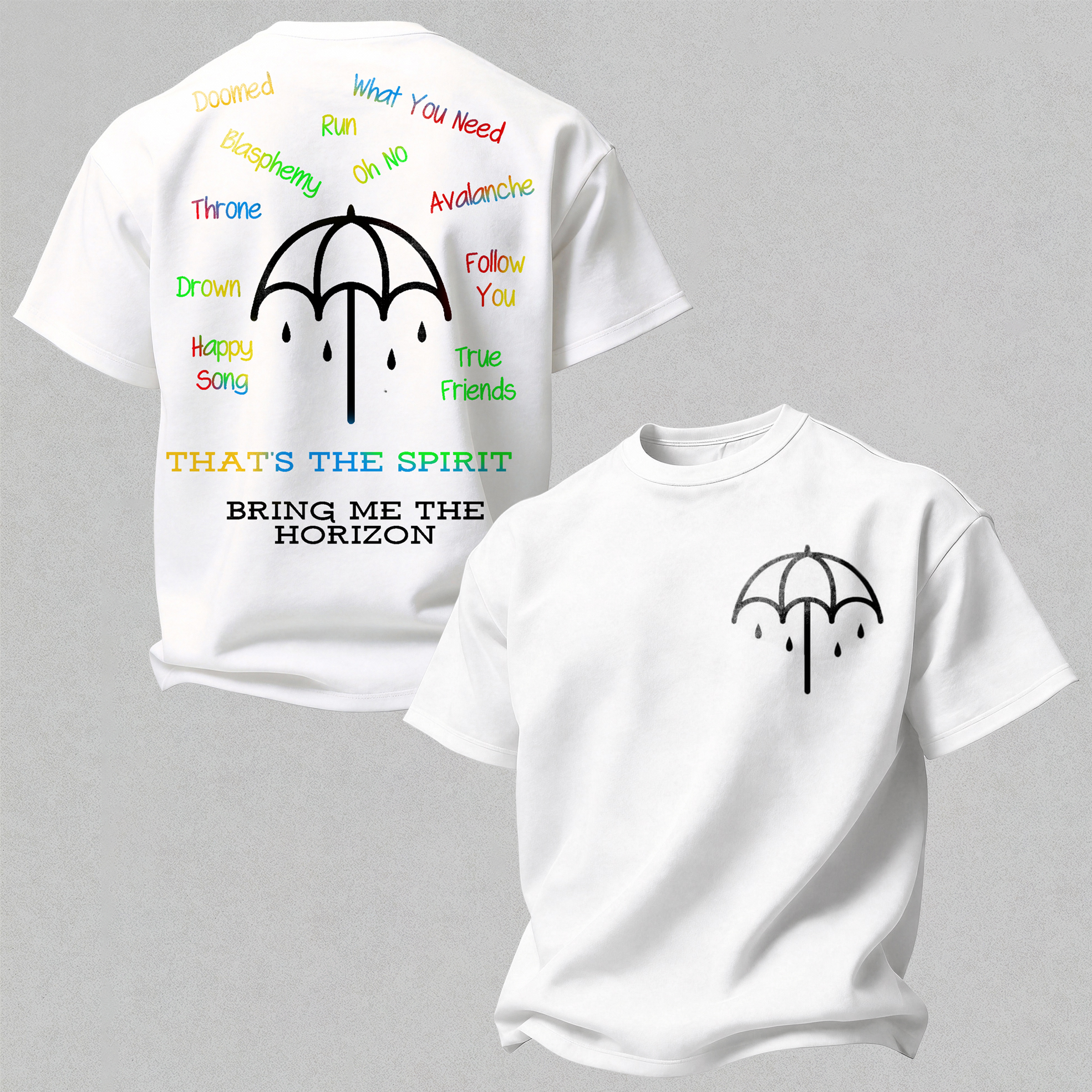 BMTH "Sempiternal Era" Tracklist Umbrella Tee