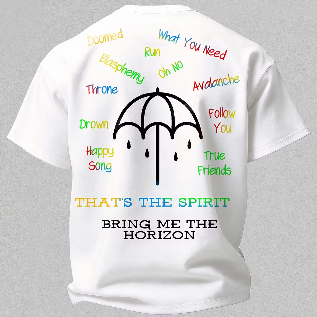 BMTH "Sempiternal Era" Tracklist Umbrella Tee