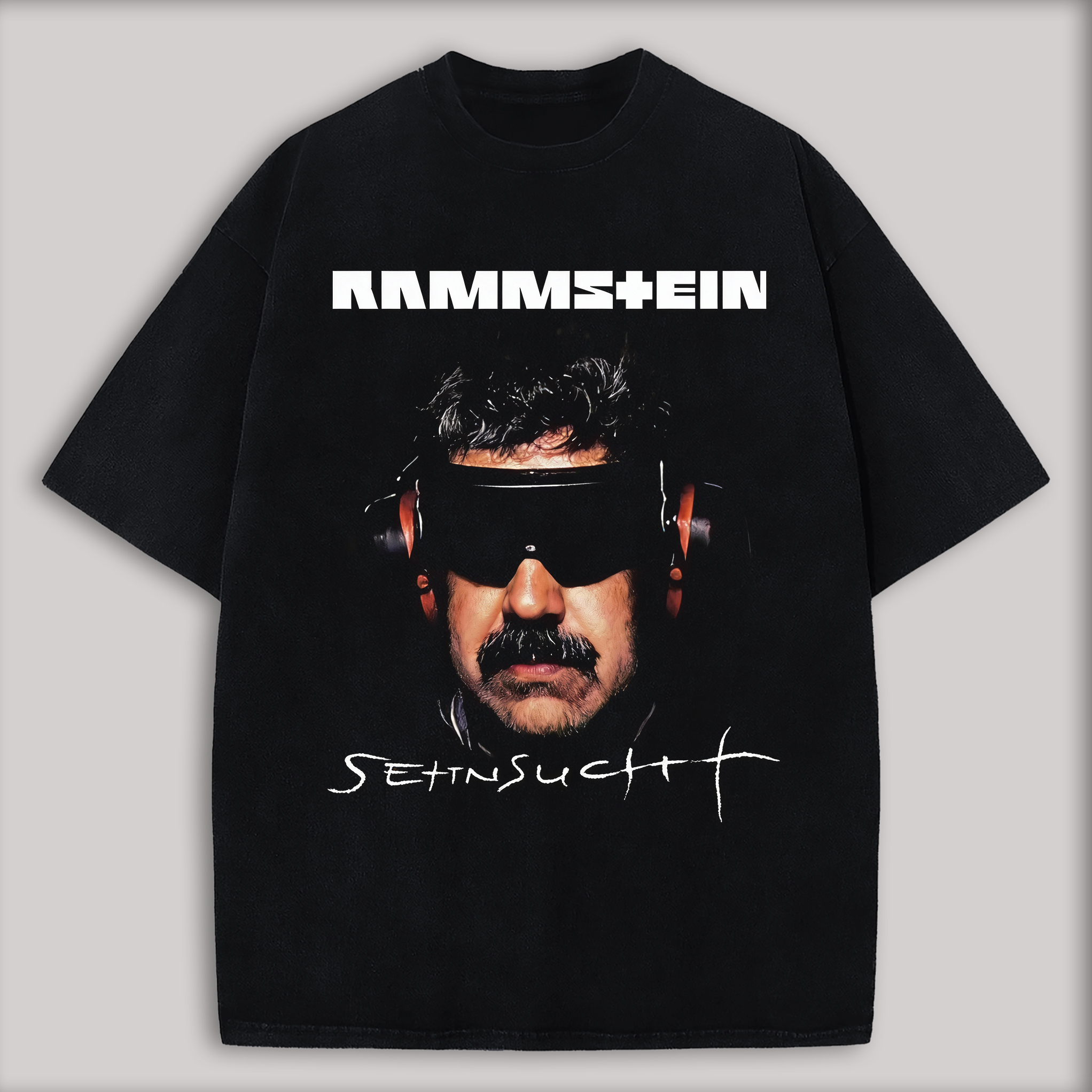 "Sehnsucht" Band Portrait Oversized Rock Tee