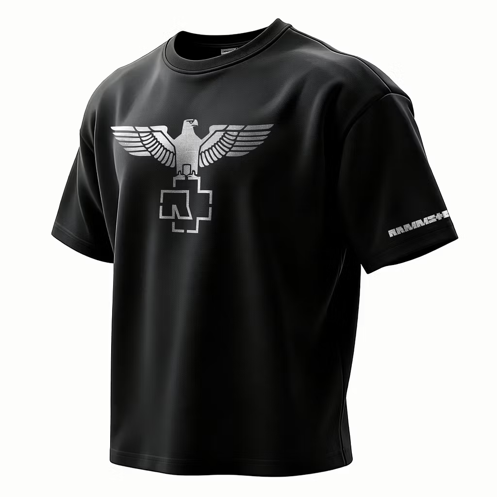 "Eagle & Engel Wings" Oversized Rock Tee