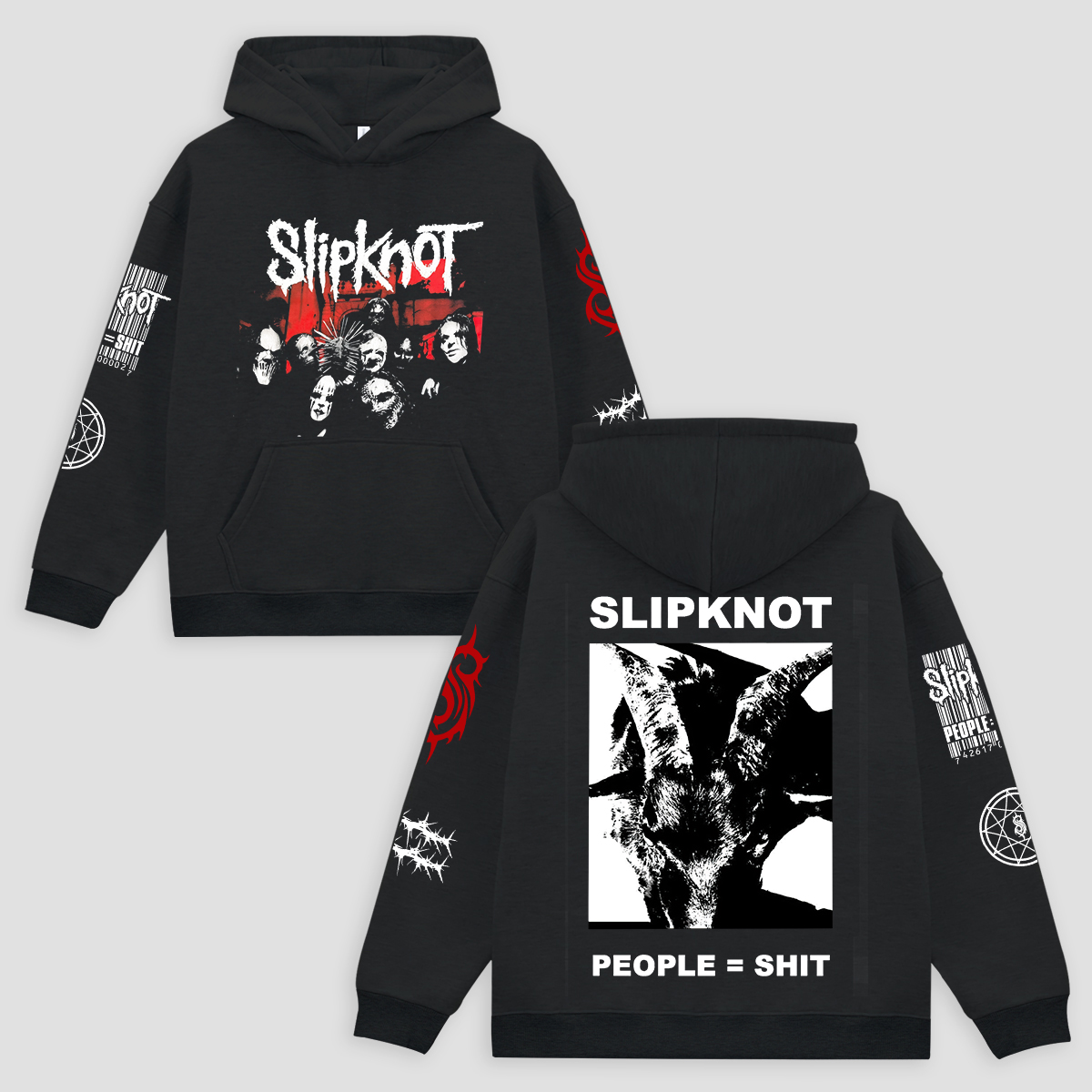  "People = Shit" Double-Sided Hoodie
