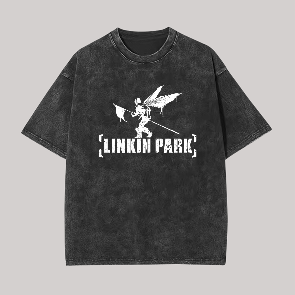  "Hybrid Theory" Minimalist Washed Tee