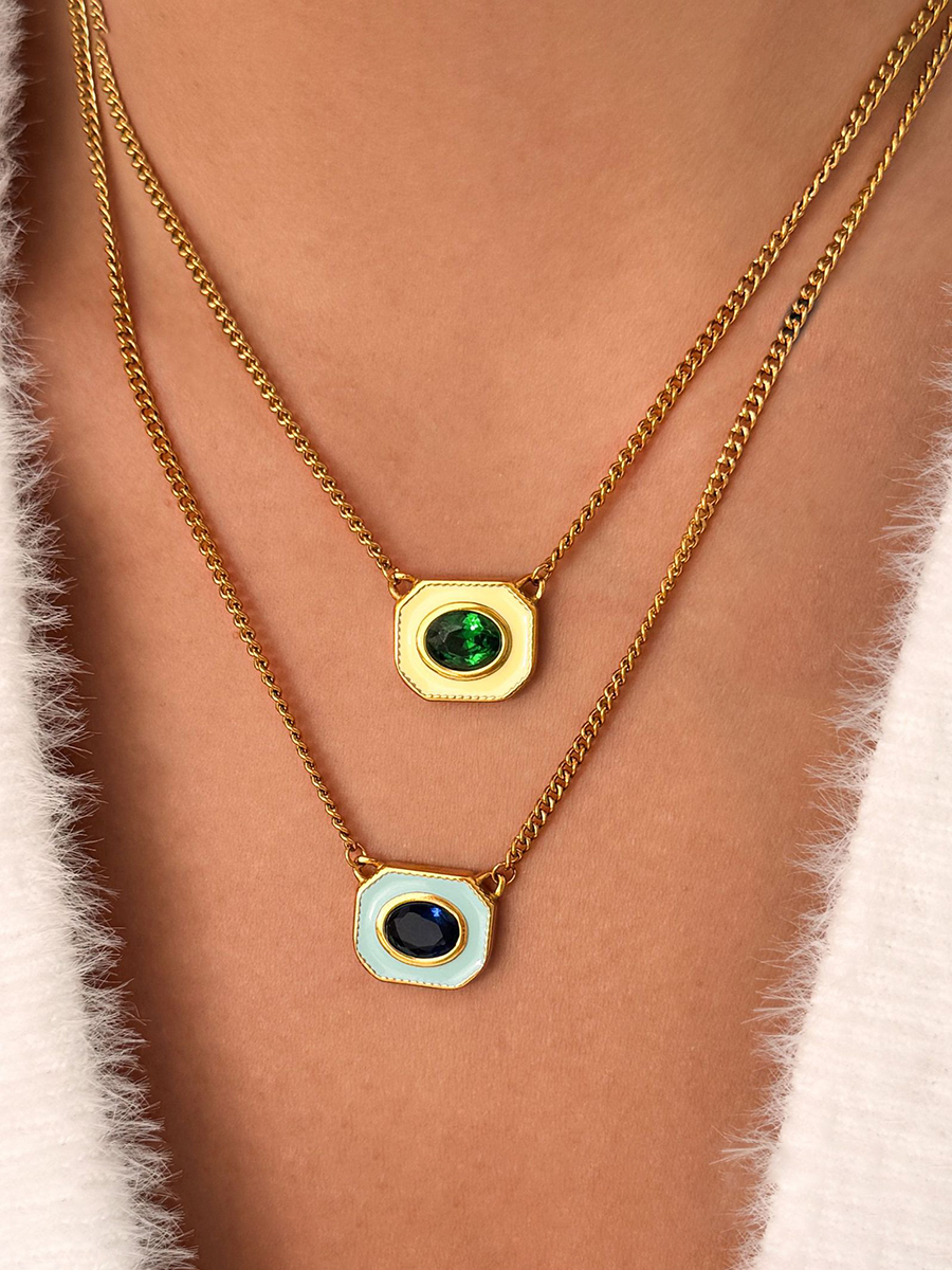 Affordable Luxury Cat Eye Pendant Necklace