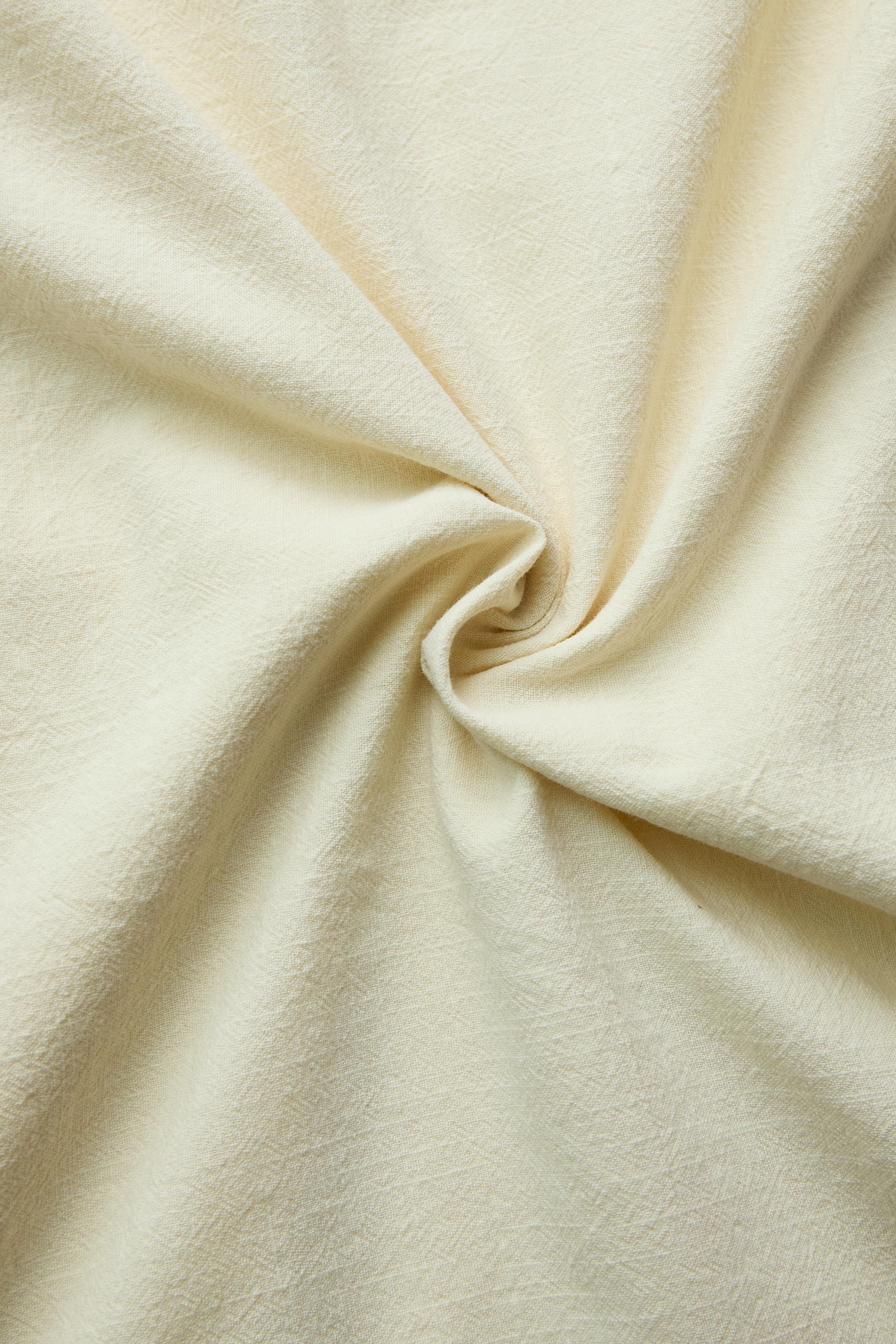 Old Money Style Off-Shoulder Three-quarter Sleeve Off-White Cotton-Linen Maxi Dress