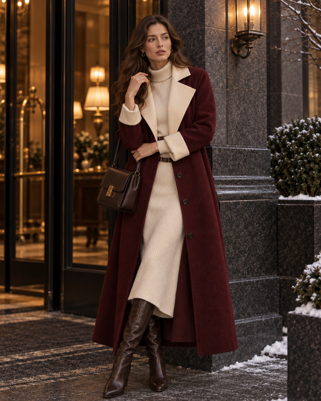 Winter travel wardrobe