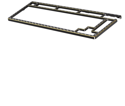 ROG SLASH Luggage & AZOTH Extreme 24K Gold Plated Keyboard