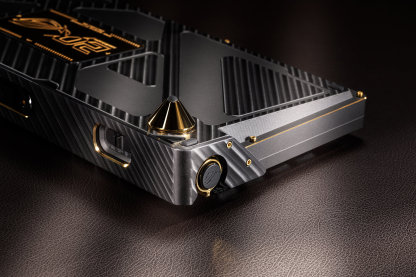 ROG SLASH Luggage & AZOTH Extreme 24K Gold Plated Keyboard