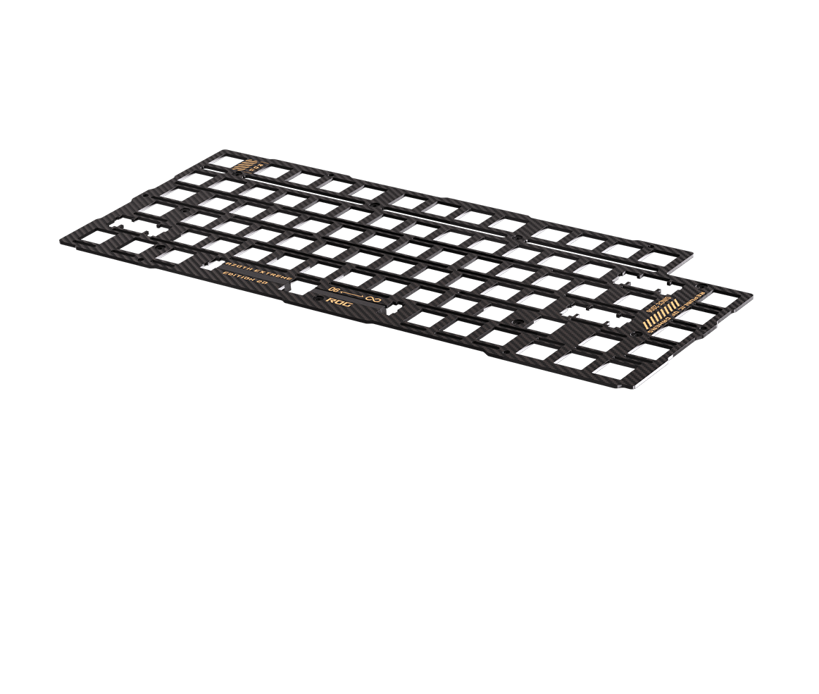 ROG SLASH Luggage & AZOTH Extreme 24K Gold Plated Keyboard