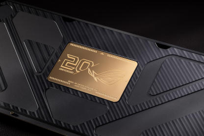 ROG SLASH Luggage & AZOTH Extreme 24K Gold Plated Keyboard