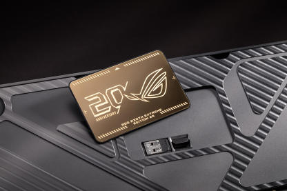 ROG SLASH Luggage & AZOTH Extreme 24K Gold Plated Keyboard