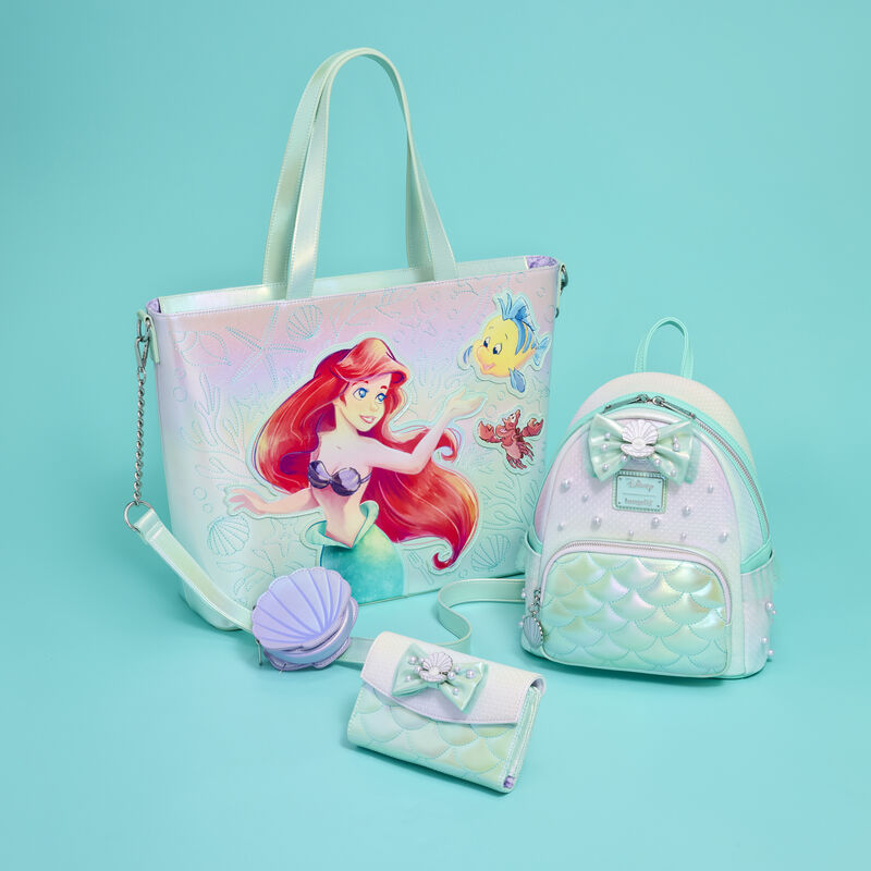 The Little Mermaid Iridescent Pearl Mini Backpack