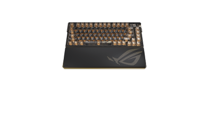 ROG SLASH Luggage & AZOTH Extreme 24K Gold Plated Keyboard