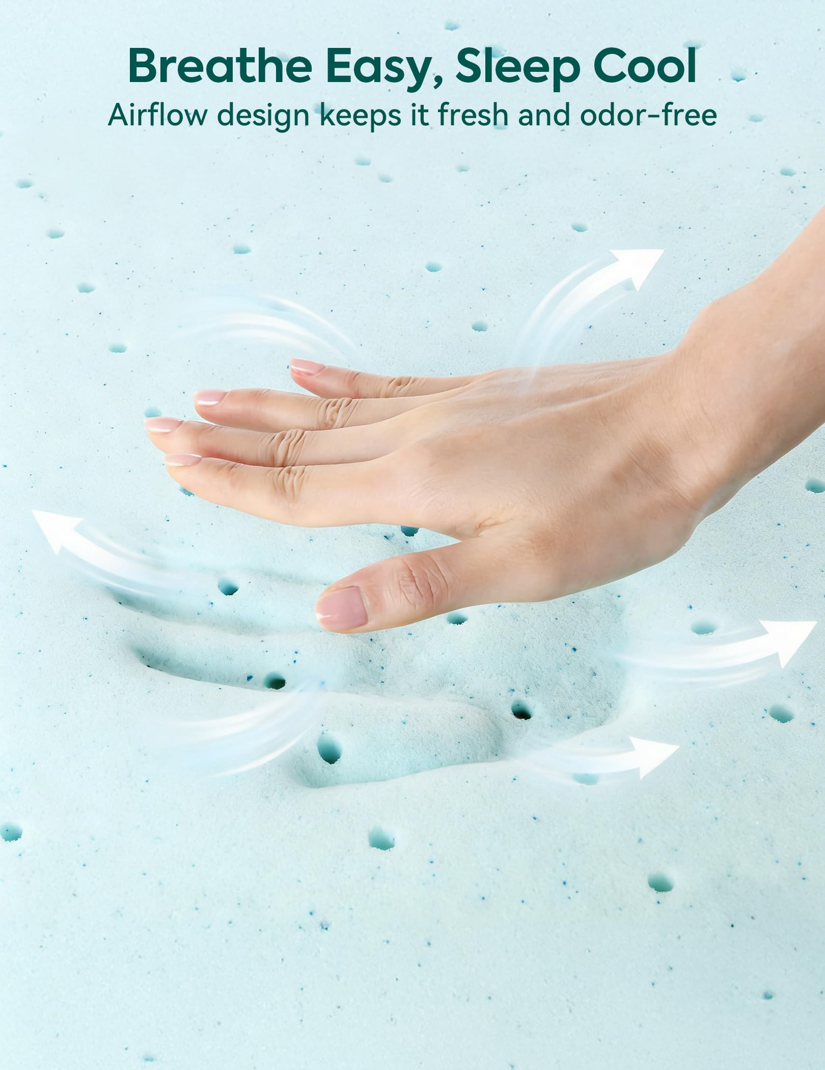 BABELIO Breathable Dual-Sided Crib Mattress for Babies