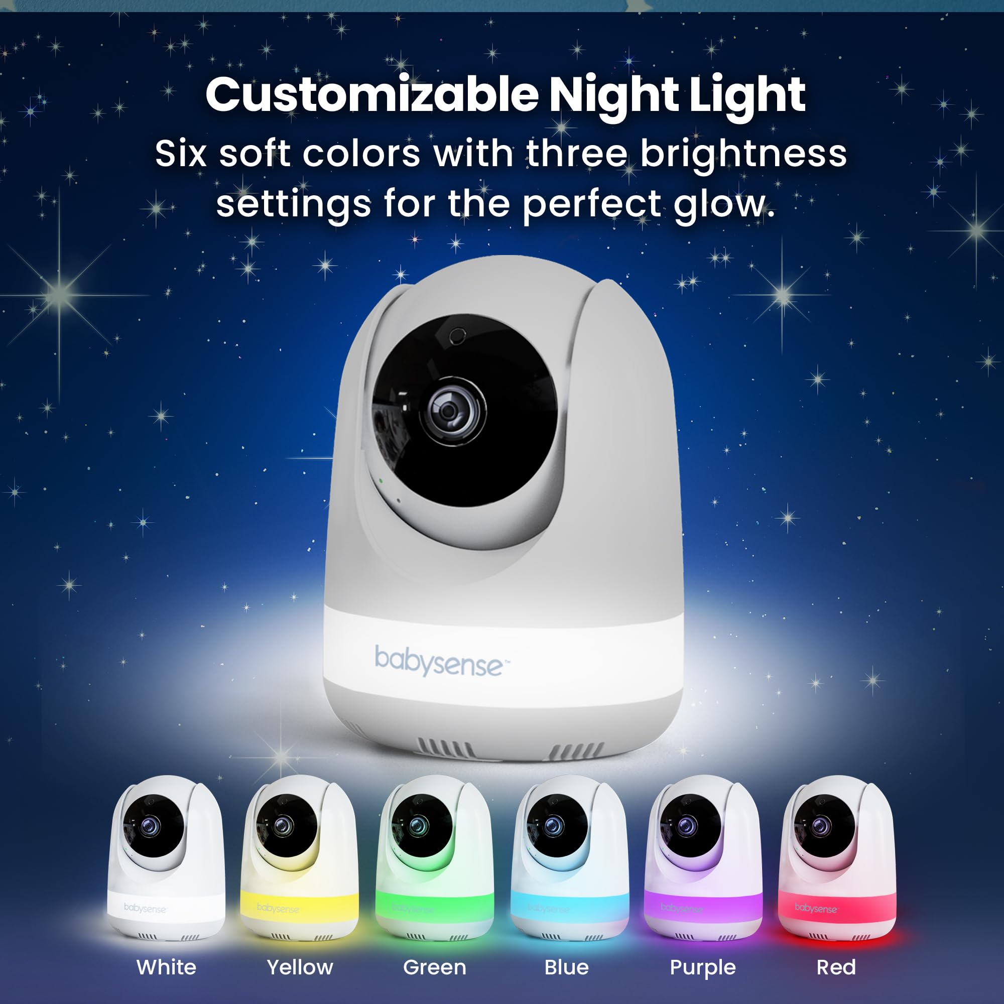 BABYSENSE PRO Full HD Split Screen Baby Monitor & Cameras