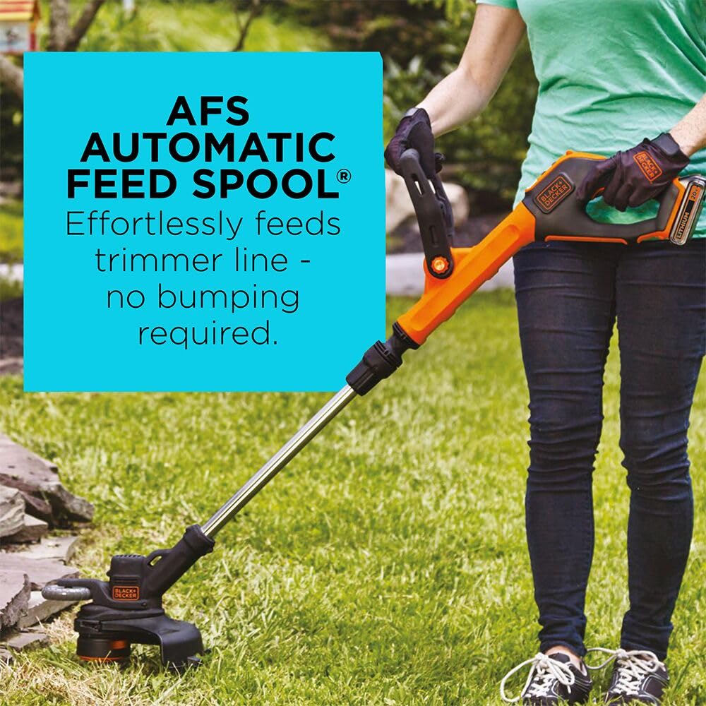 BLACK+DECKER 20V MAX 12" Cordless String Trimmer & Edger