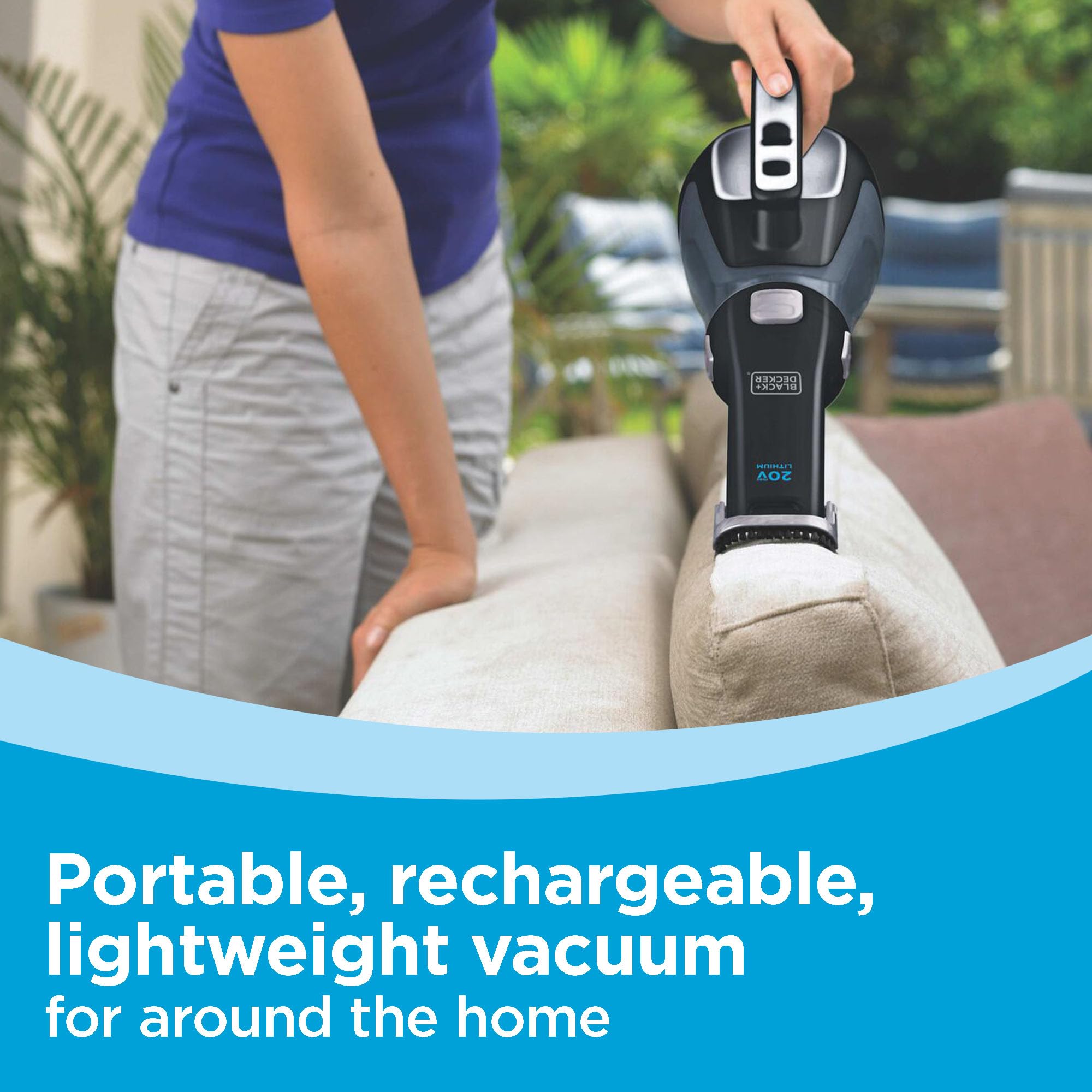 BLACK+DECKER Dustbuster 20V Cordless Hand Vacuum with Tools