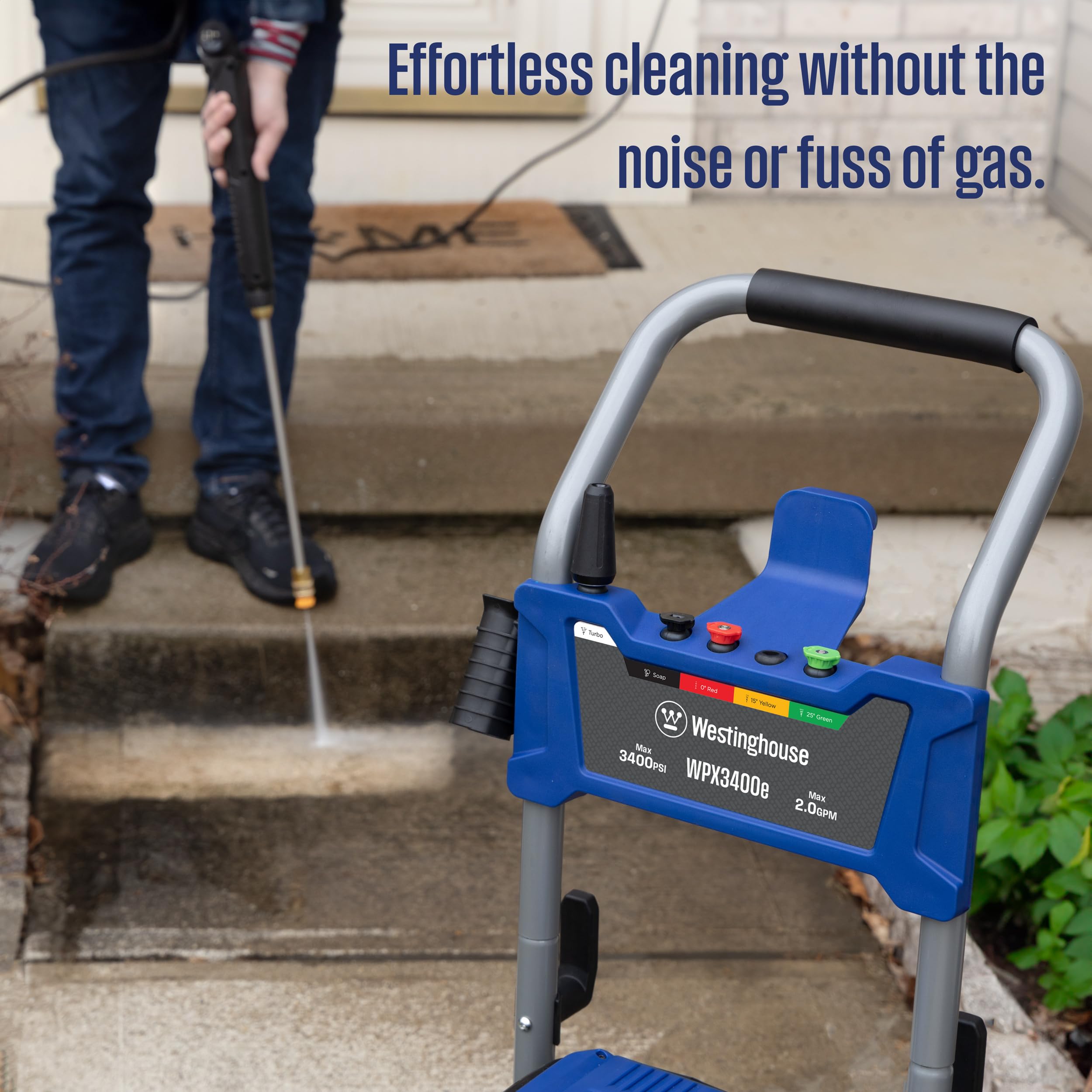 WESTINGHOUSE WPX3400e Electric Pressure Washer - 3400 PSI & 2.0 GPM