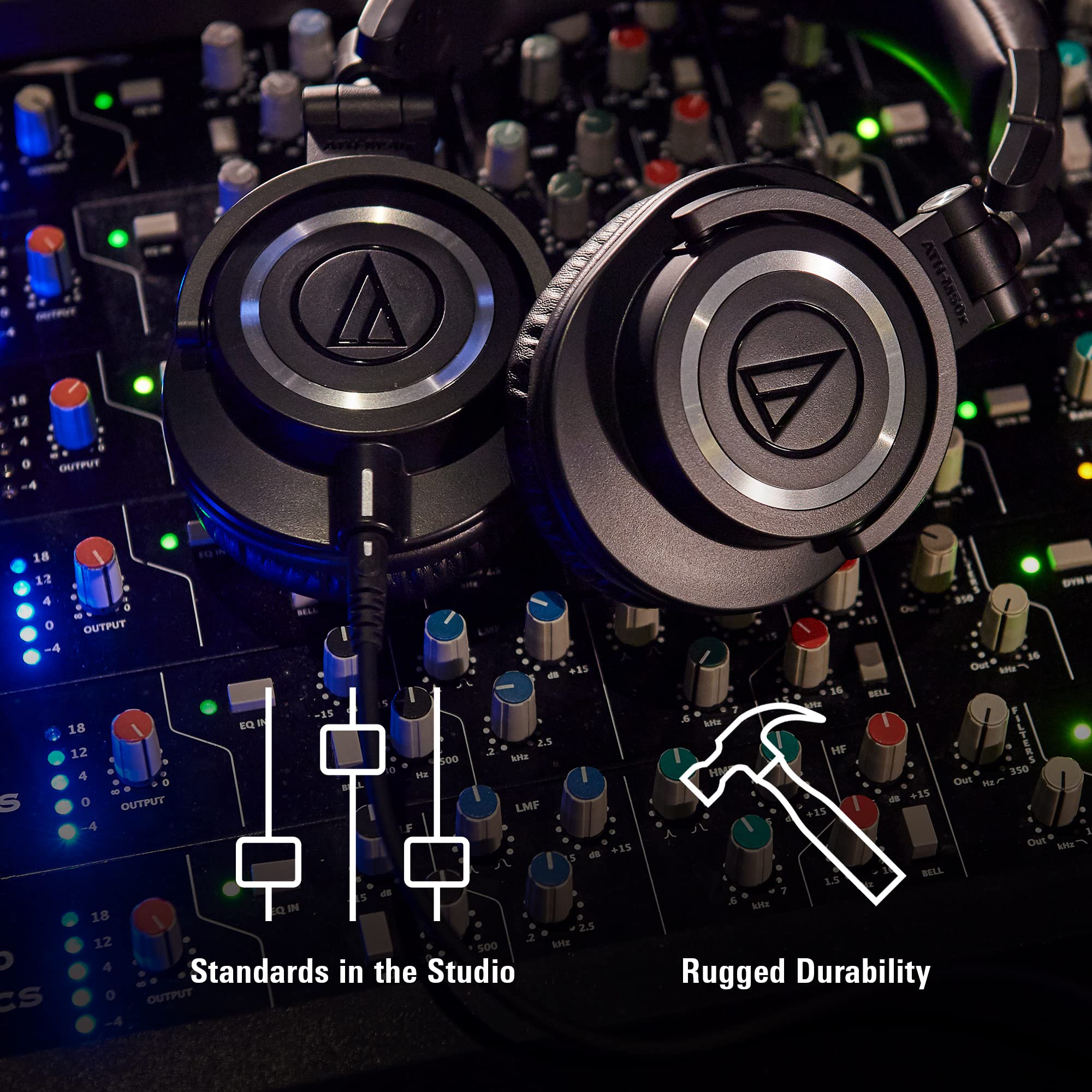 AUDIO-TECHNICA ATH-M50X Professional Studio Monitor Headphones