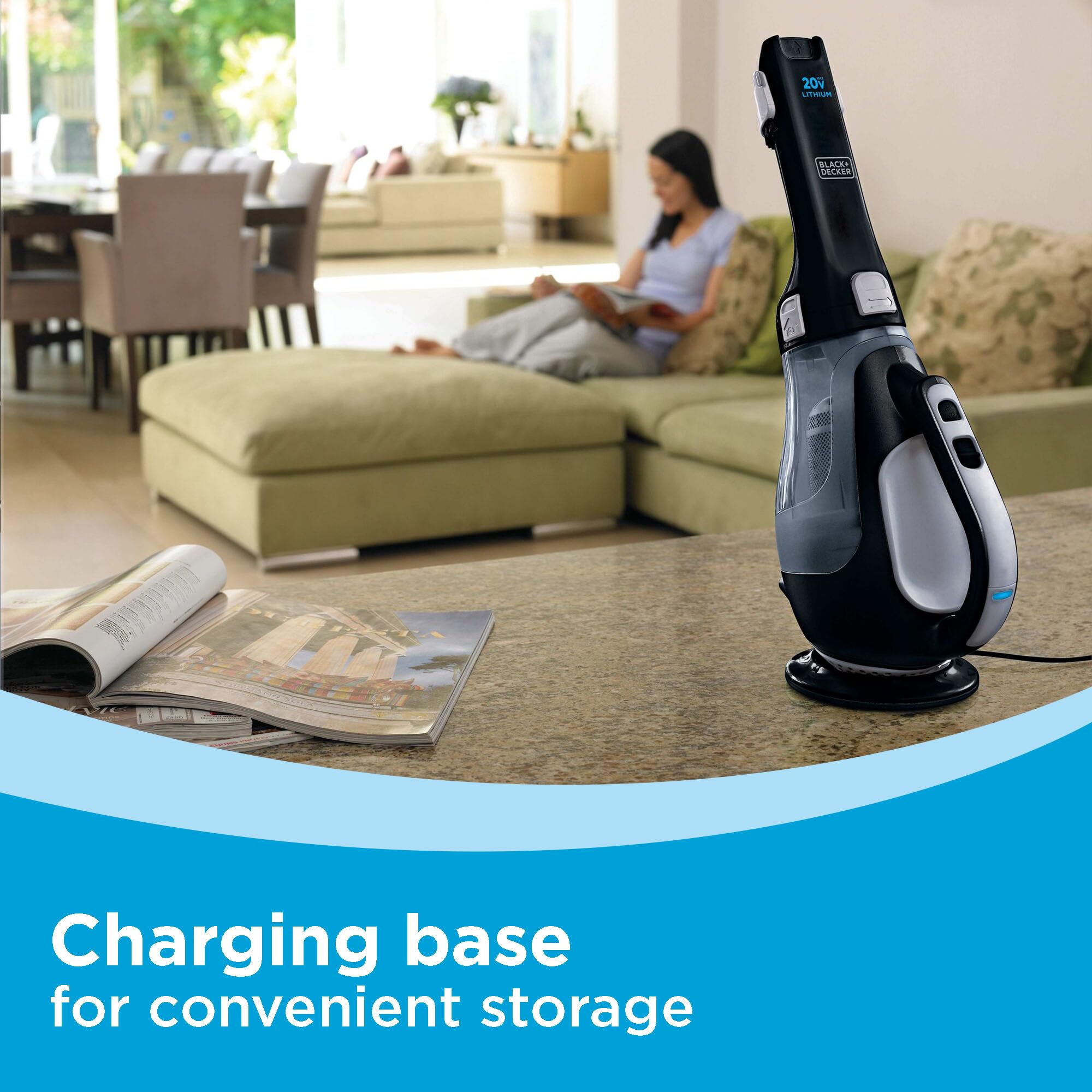 BLACK+DECKER Dustbuster 20V Cordless Hand Vacuum with Tools