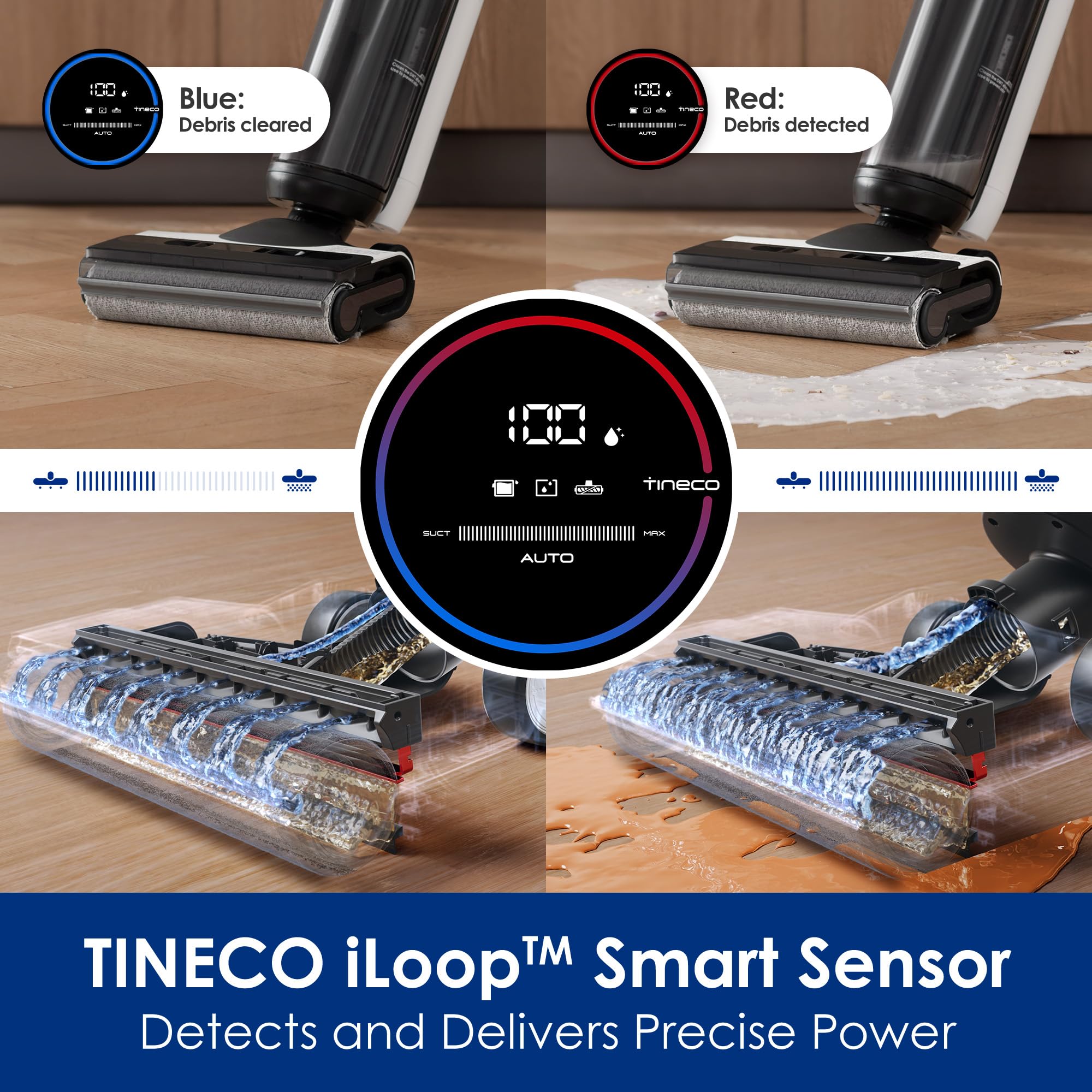 TINECO Floor ONE S5 Smart Cordless Wet Dry Vacuum Cleaner