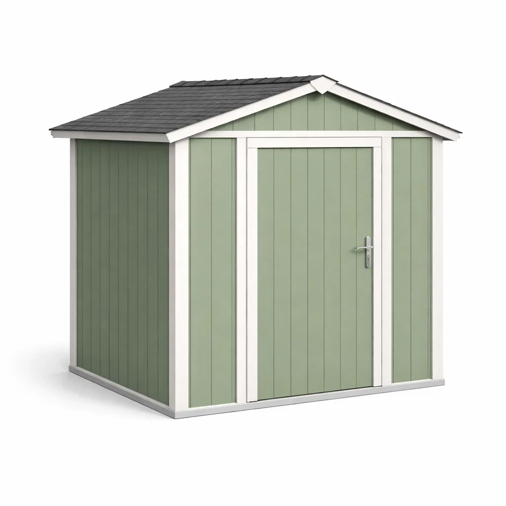 Schuppen metall grün 195x195x215 cm - Dwellambient