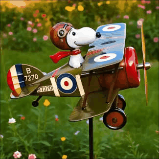 🔥 50% OFF Today — Aviator Dog Garden Windmill | The Cutest Spinning Yard Decor! 🌀