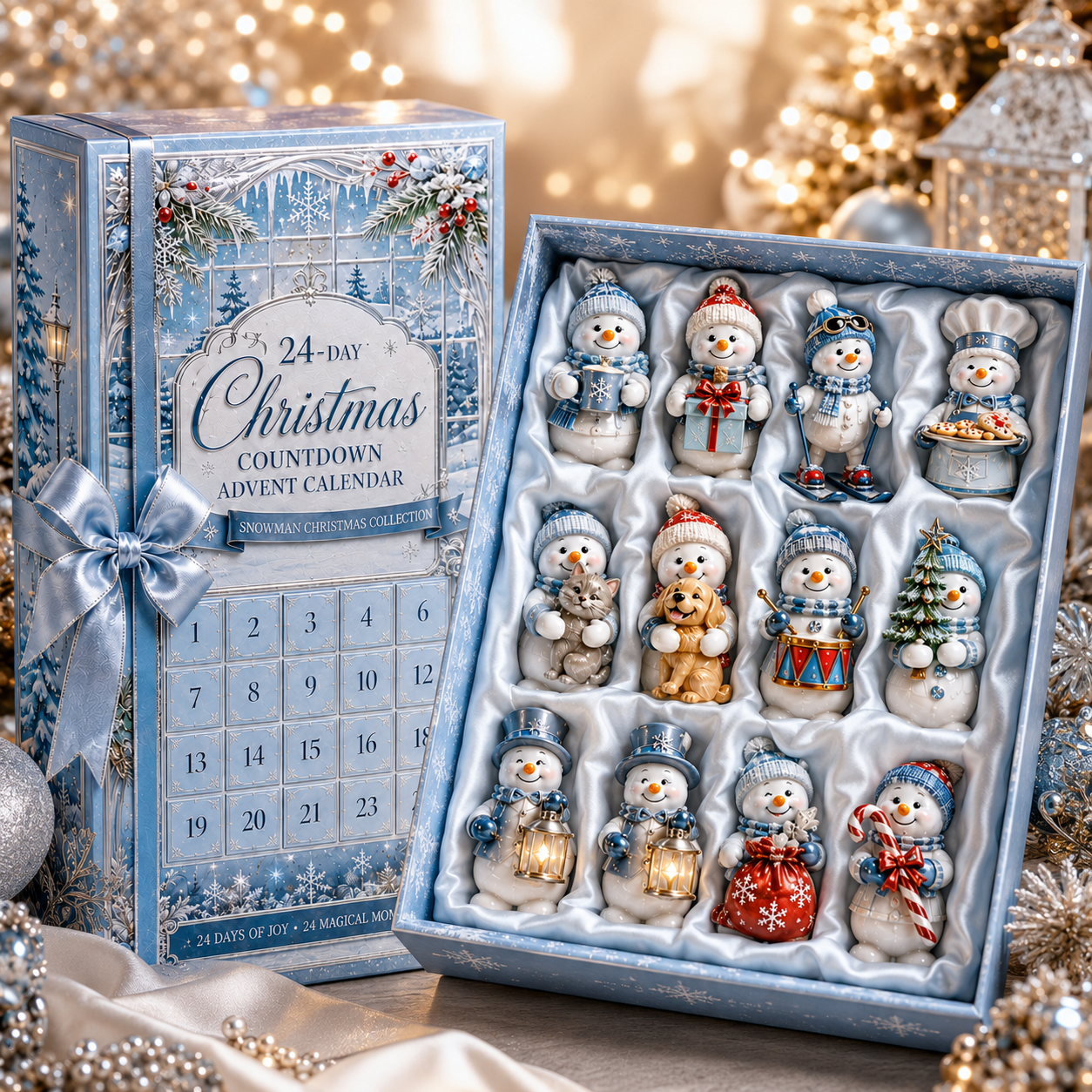 Snowman Christmas Advent Calendar gift collection