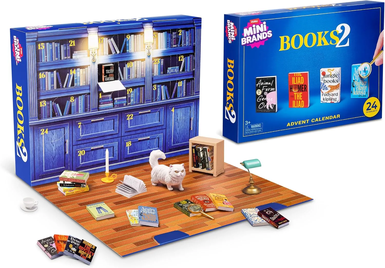 24-day mini library advent calendar