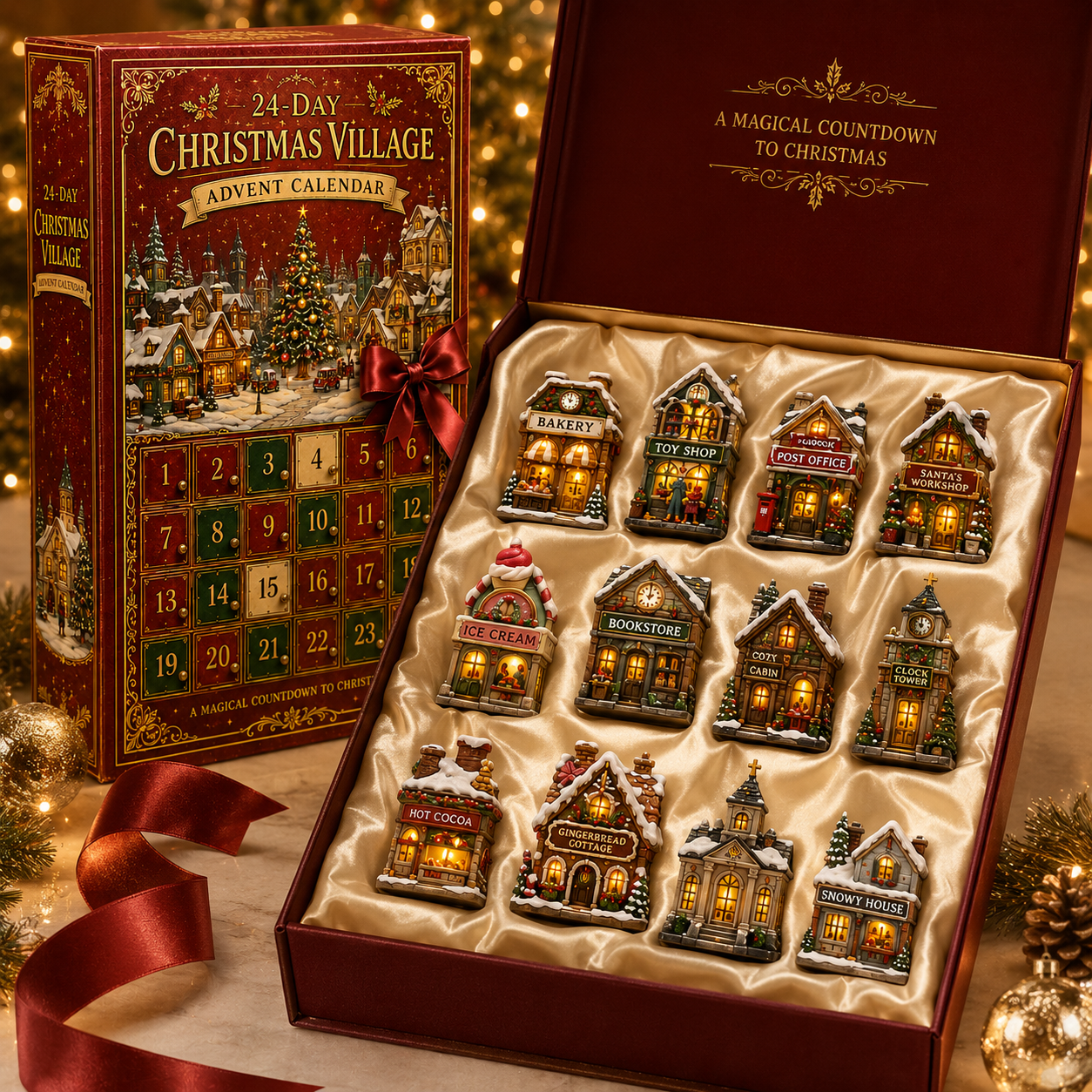 24 Day Christmas Village Advent Calendar