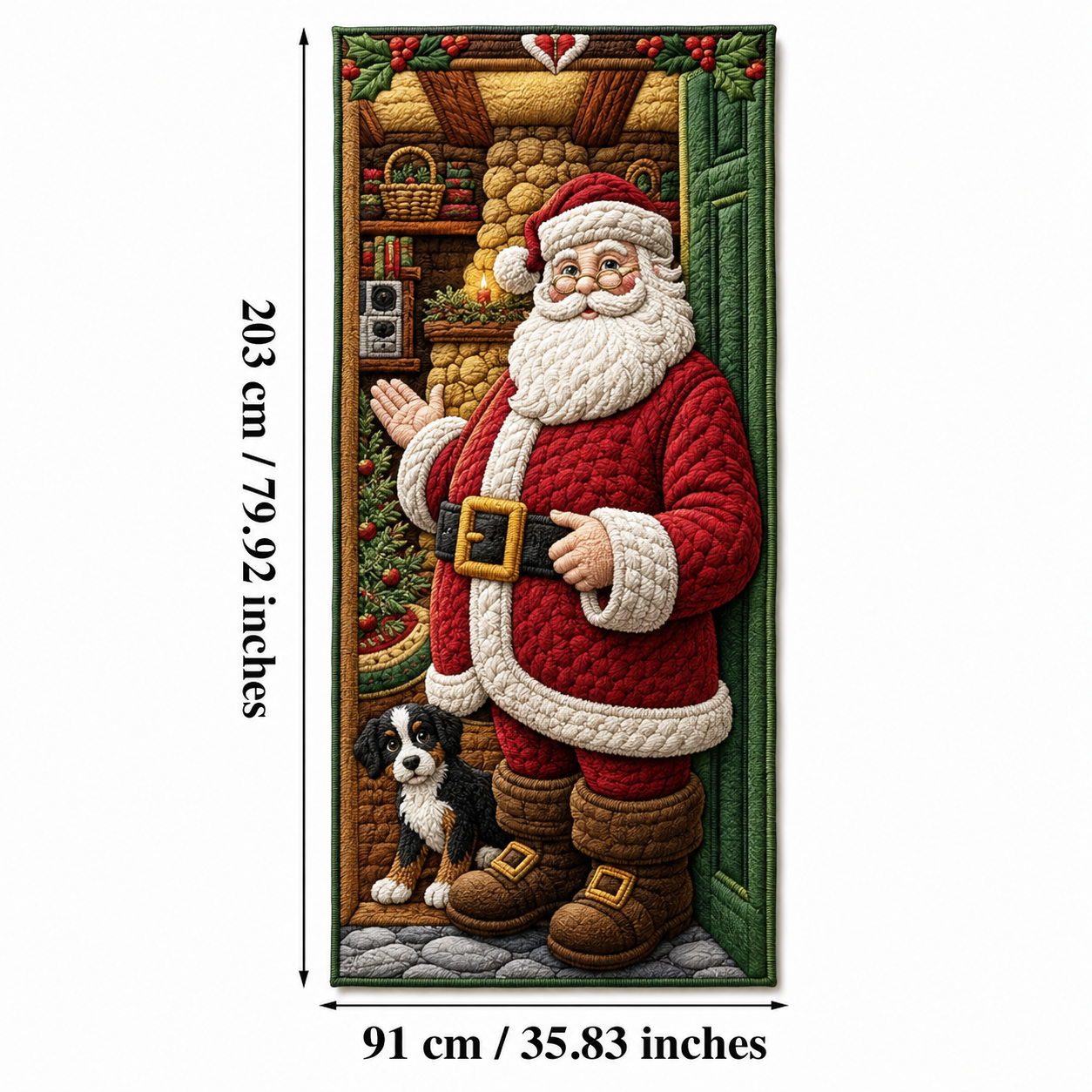 Halloween and Christmas seasonal door cover banner theme variations
