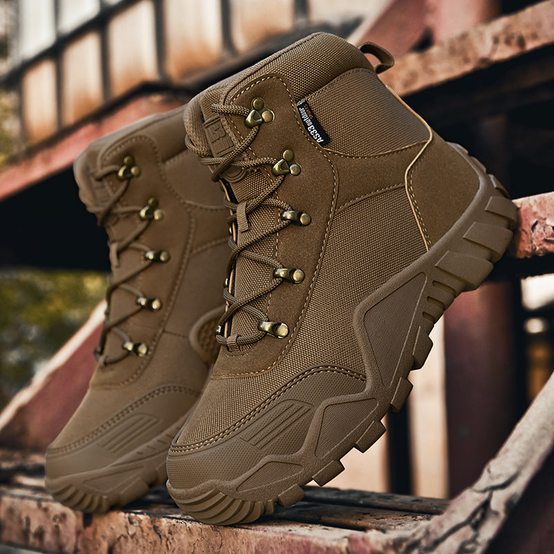 End Foot Pain at Work | Orthopedic Safety Boots with Ankle Support - Waterproof & Non-Slip