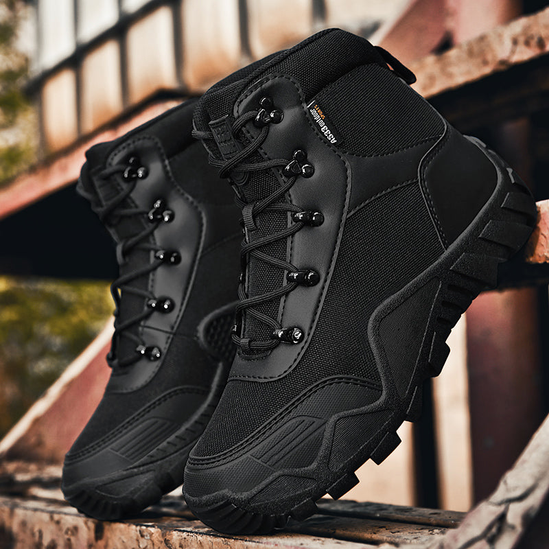 End Foot Pain at Work | Orthopedic Safety Boots with Ankle Support - Waterproof & Non-Slip