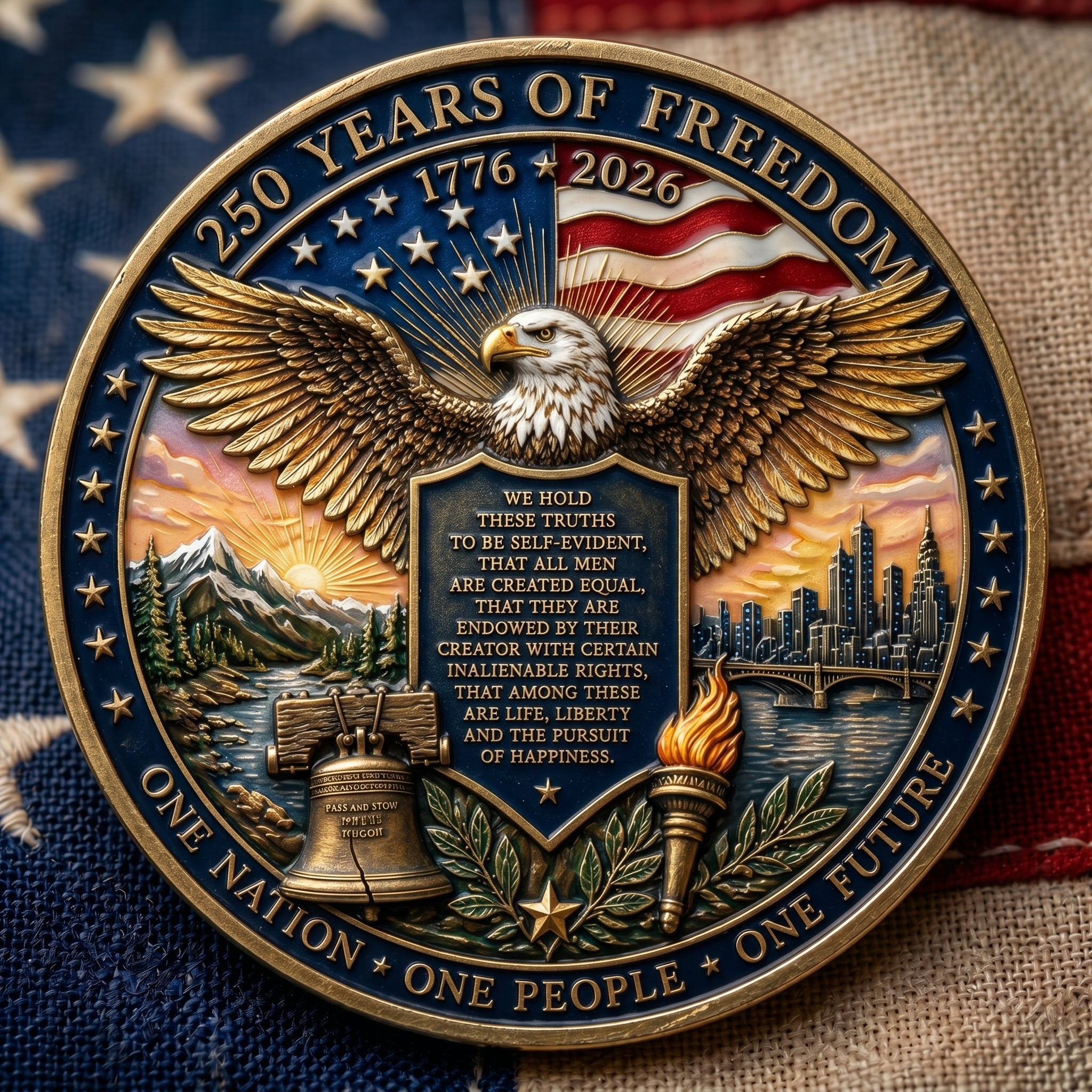 🔥Hot Sale 55% OFF🌟250 Years of Freedom Coin