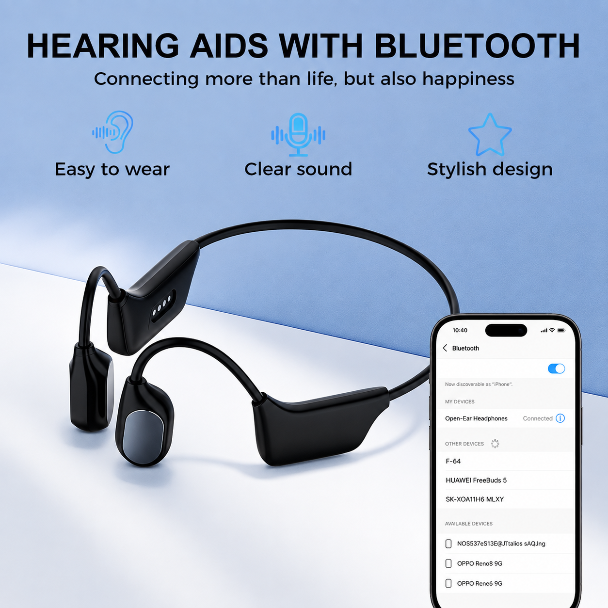 💖💥Limited-time offer! 🔥Bone Conduction Hearing Aids