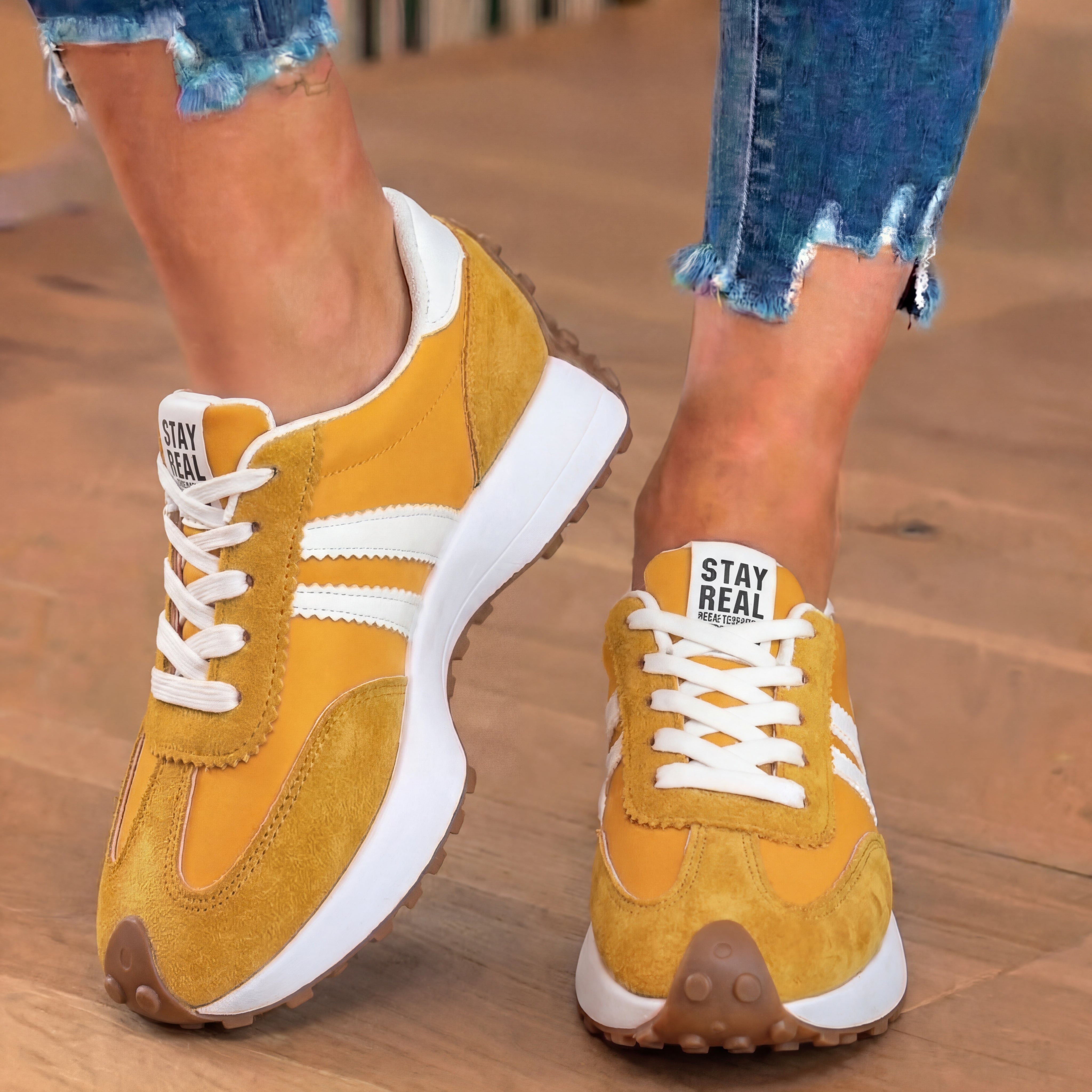 Classic  sneakers with a timeless style.