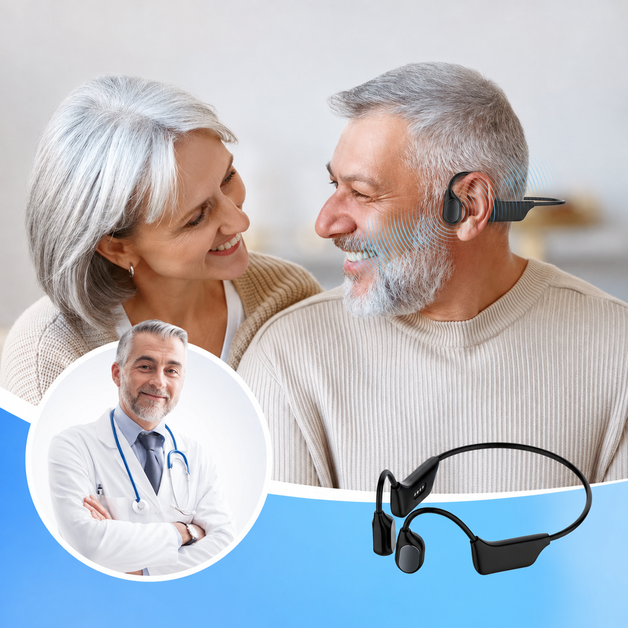 💖💥Limited-time offer! 🔥Bone Conduction Hearing Aids