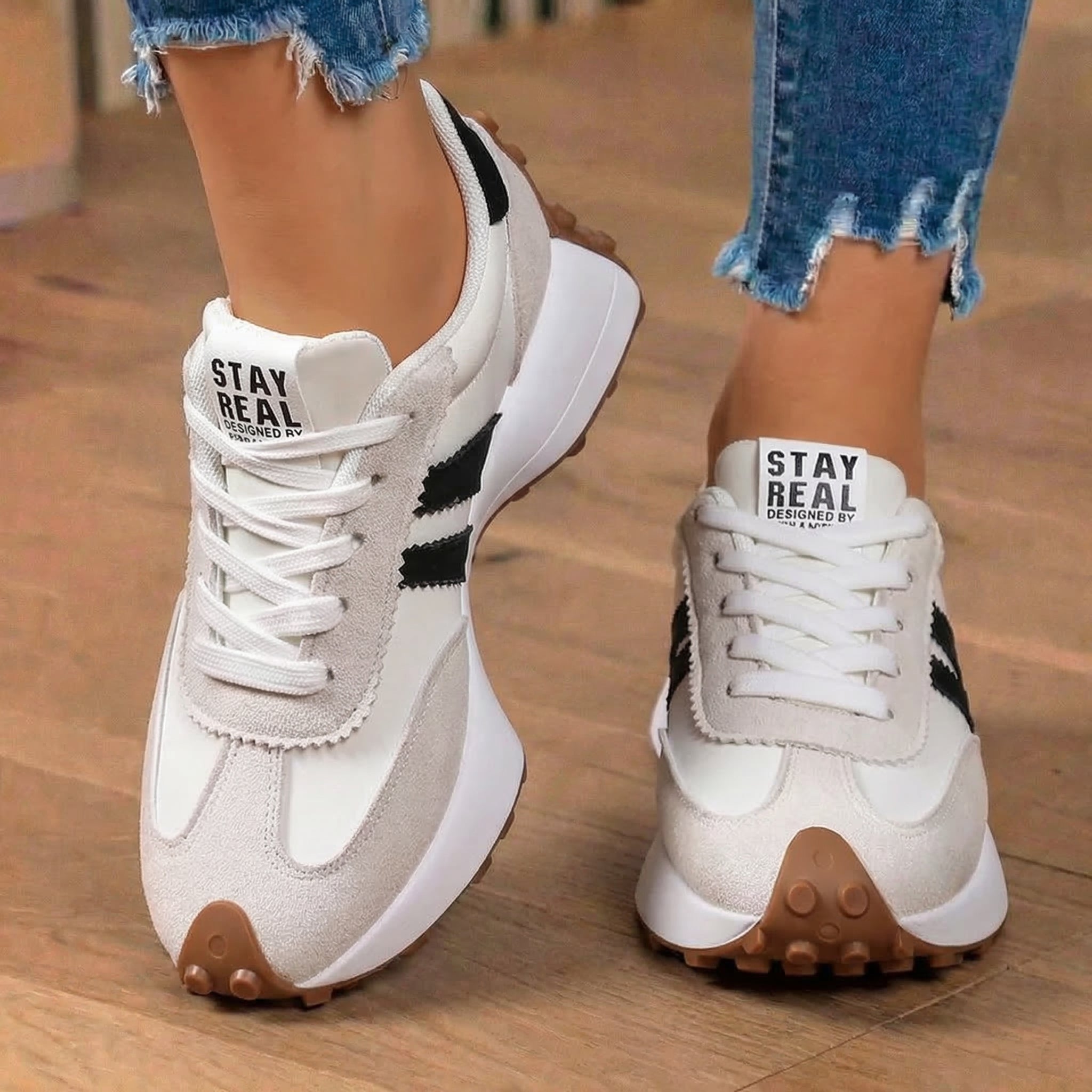 Classic  sneakers with a timeless style.