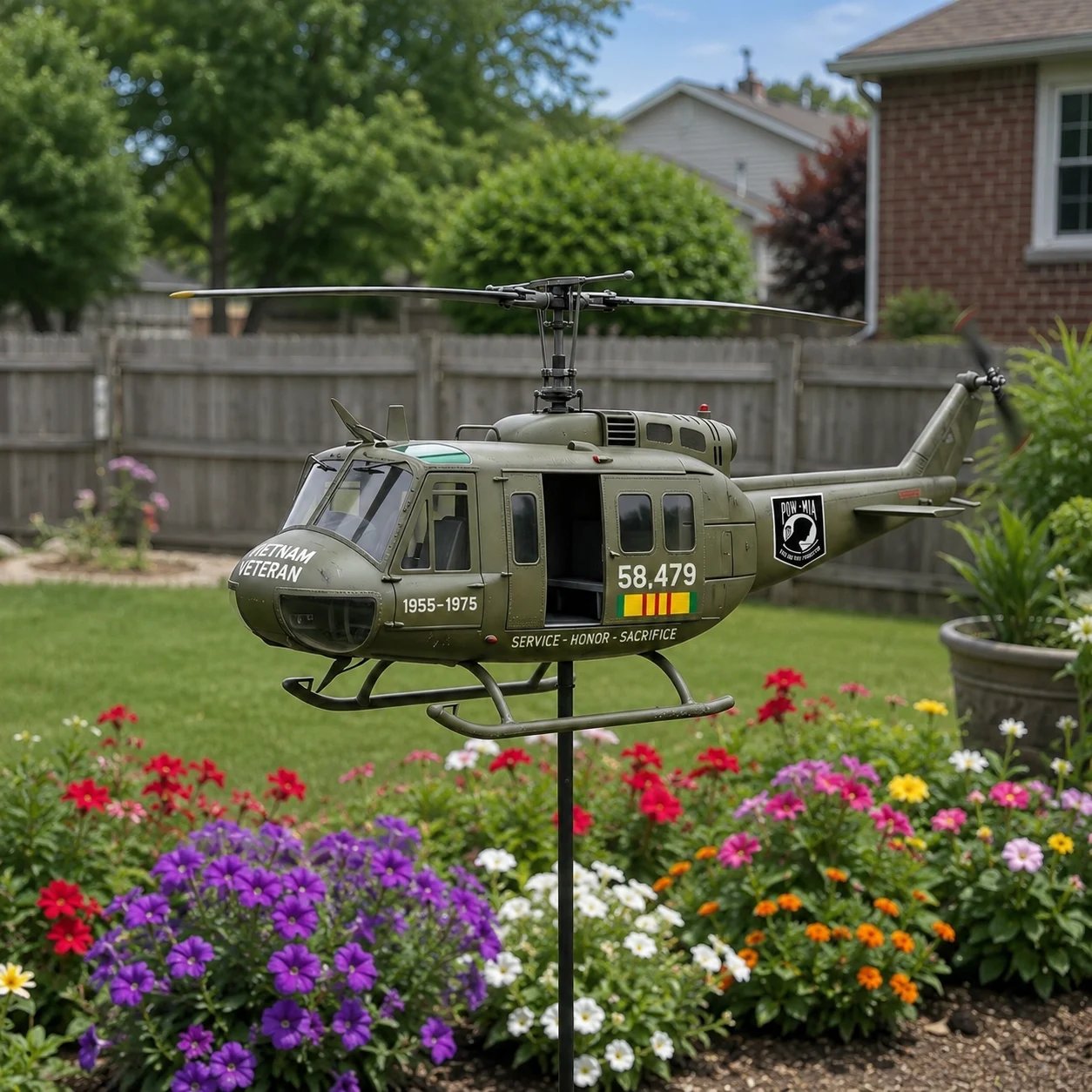 🏆Last Day Promo: 49% OFF 🎖️-Vietnam Veteran UH-1 Helicopter Wind Spinner- ✈️Buy 3 Free Shipping Today!