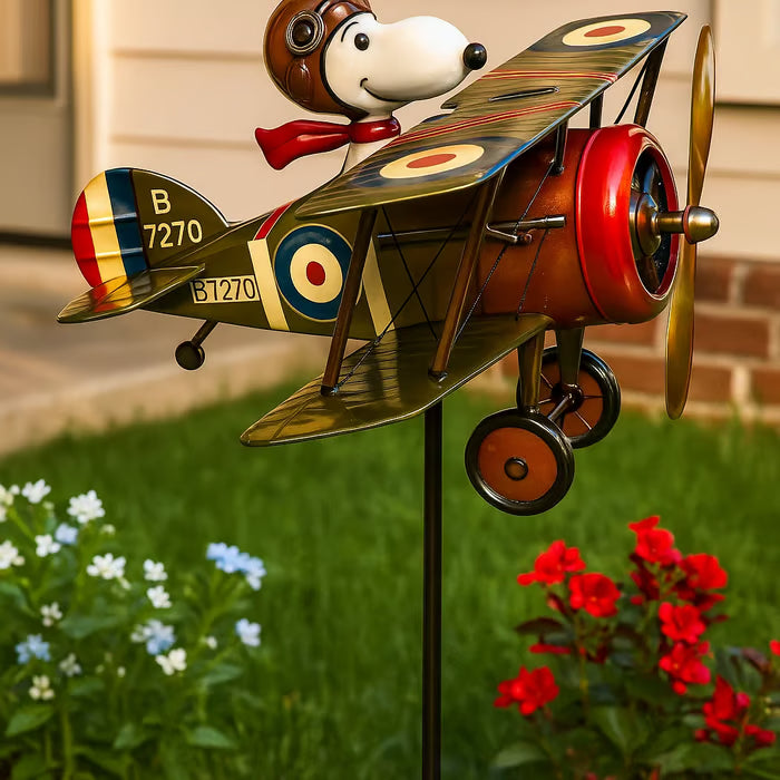 🔥 50% OFF Today — Aviator Dog Garden Windmill | The Cutest Spinning Yard Decor! 🌀